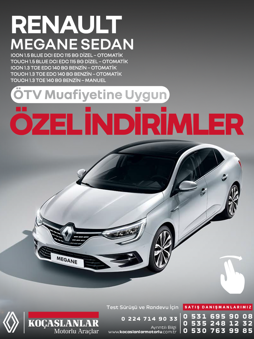  ÖTV Muafiyetine Uygun Megane